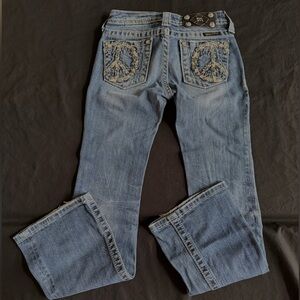 Miss Me Girls Boot Cut Jeans Size 7